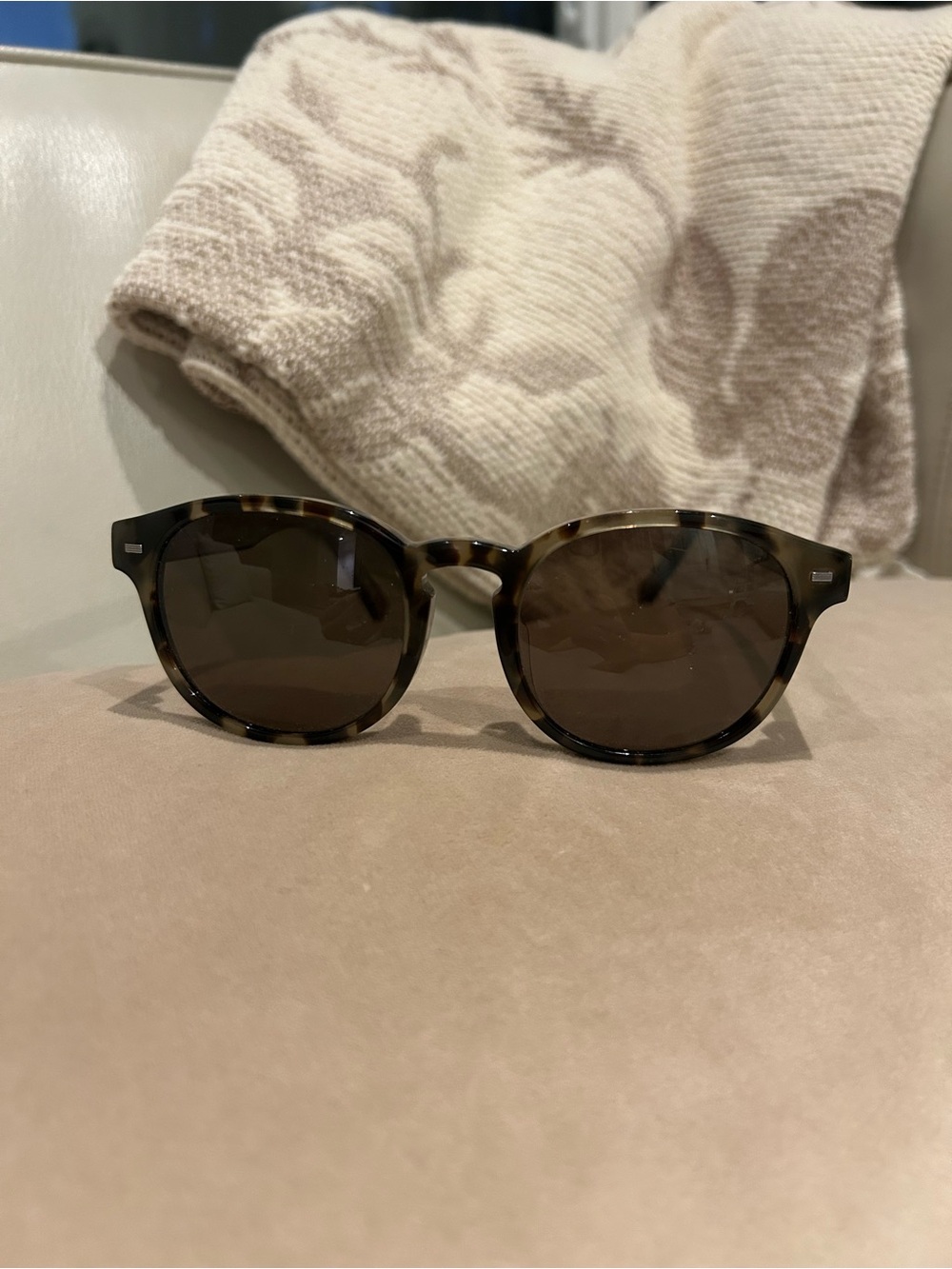 Ermenegildo Zegna Tortoise Sunglasses